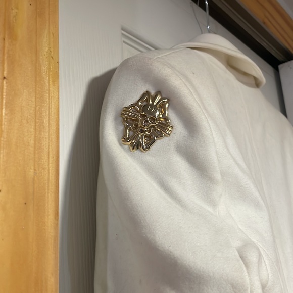 $3900 Philipp Plein Black Skull lining Fitted Single Button tail Coat size Small - Picture 6 of 8